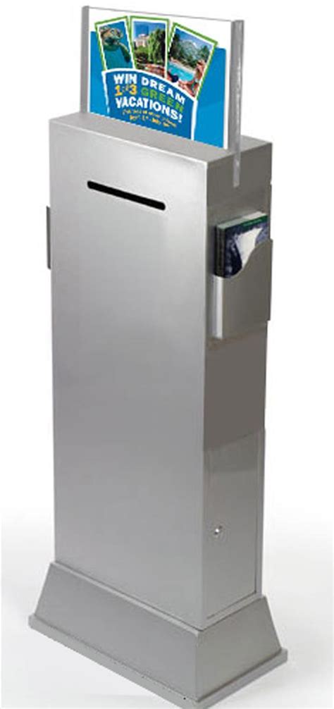 metal ballot box standing|lockable ballot boxes.